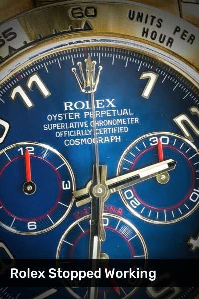 rolex stopped working after winding.